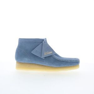 Clarks Womens Wallabee Boot Blue Boots (NWT)